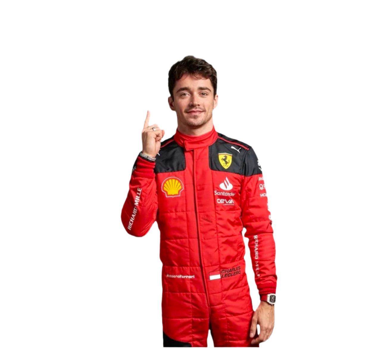 2023 Charles Leclerc Ferrari F1 Race Suit