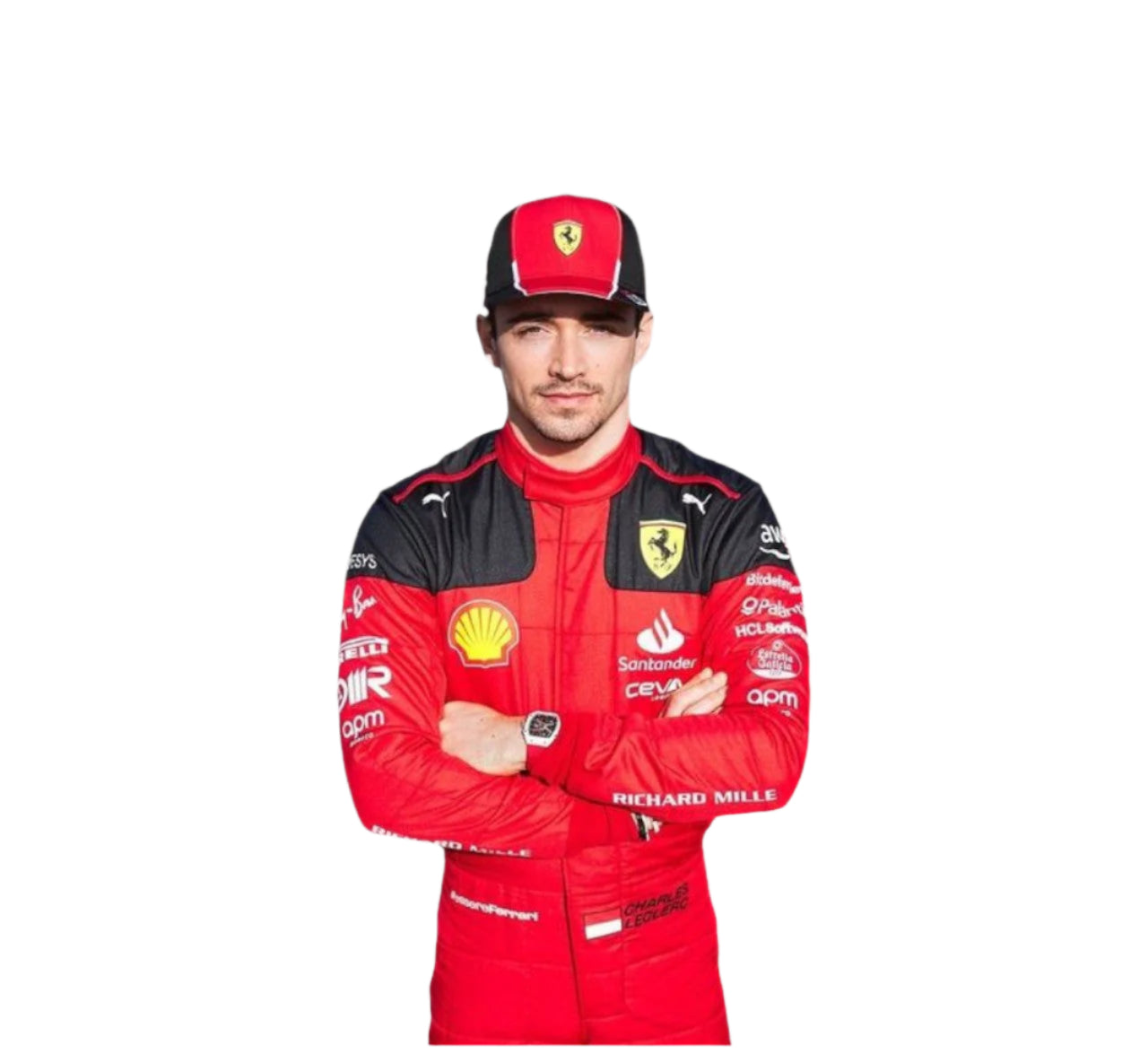 2023 Charles Leclerc Ferrari F1 Race Suit