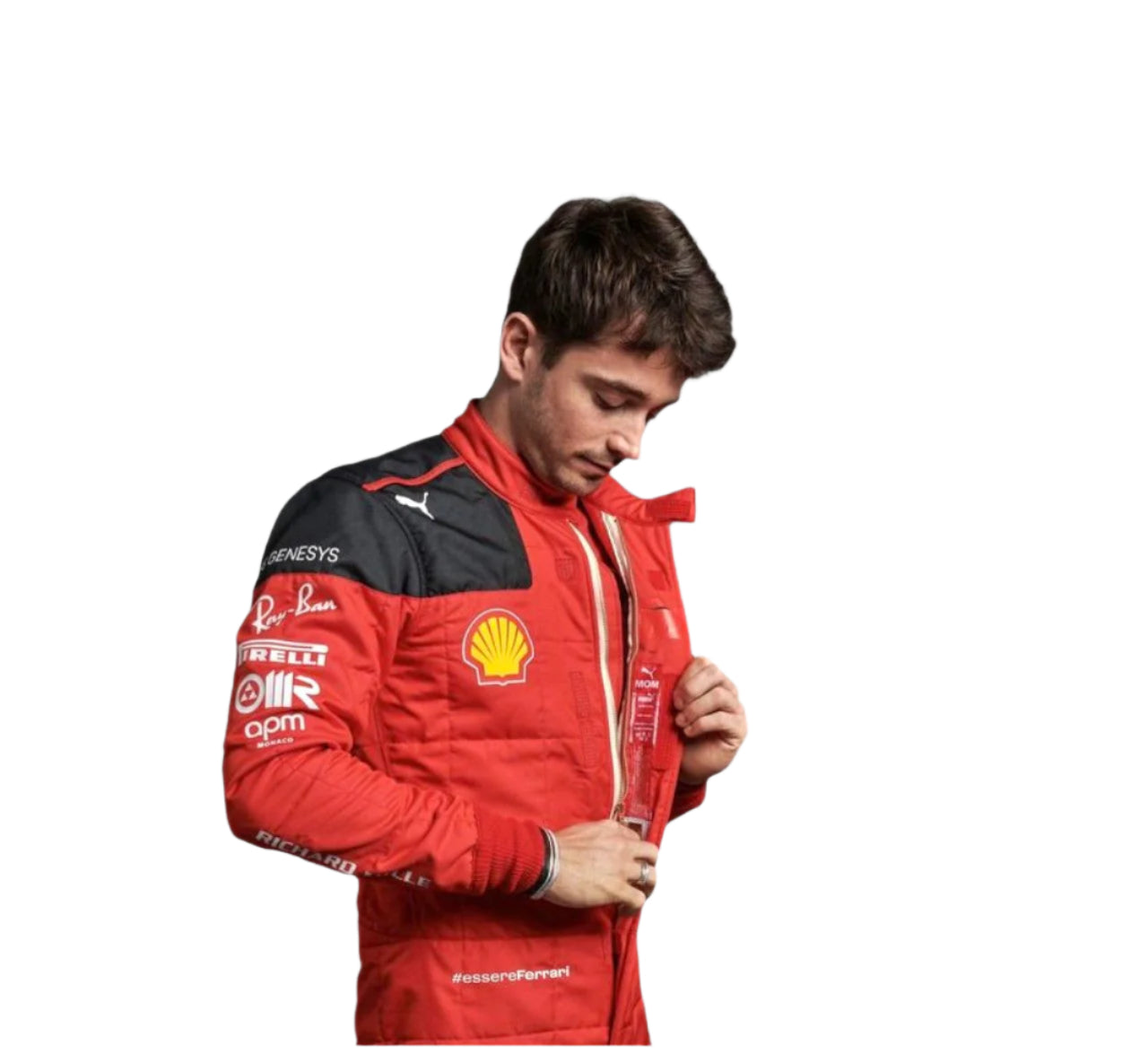 2023 Charles Leclerc Ferrari F1 Race Suit