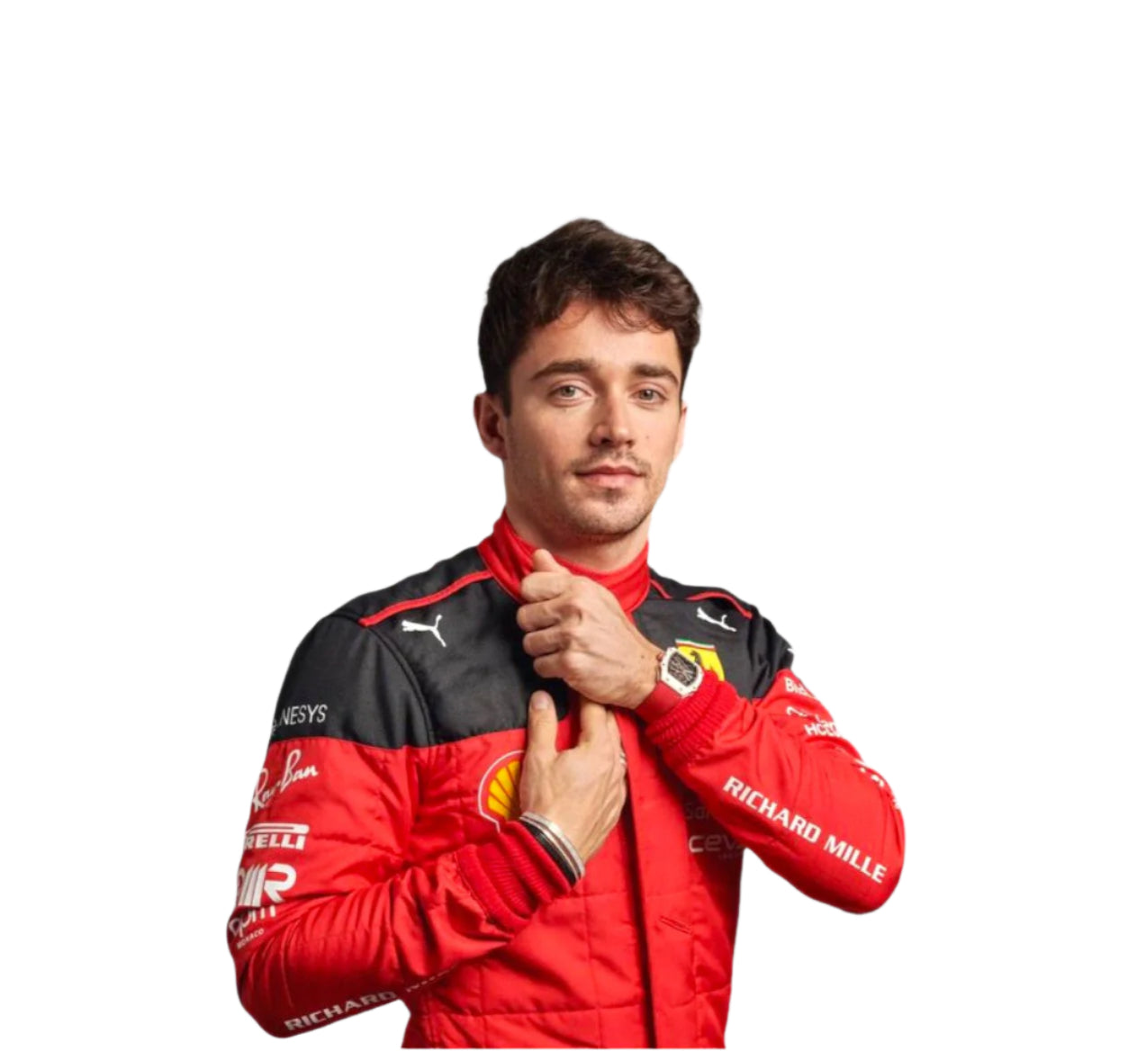 2023 Charles Leclerc Ferrari F1 Race Suit