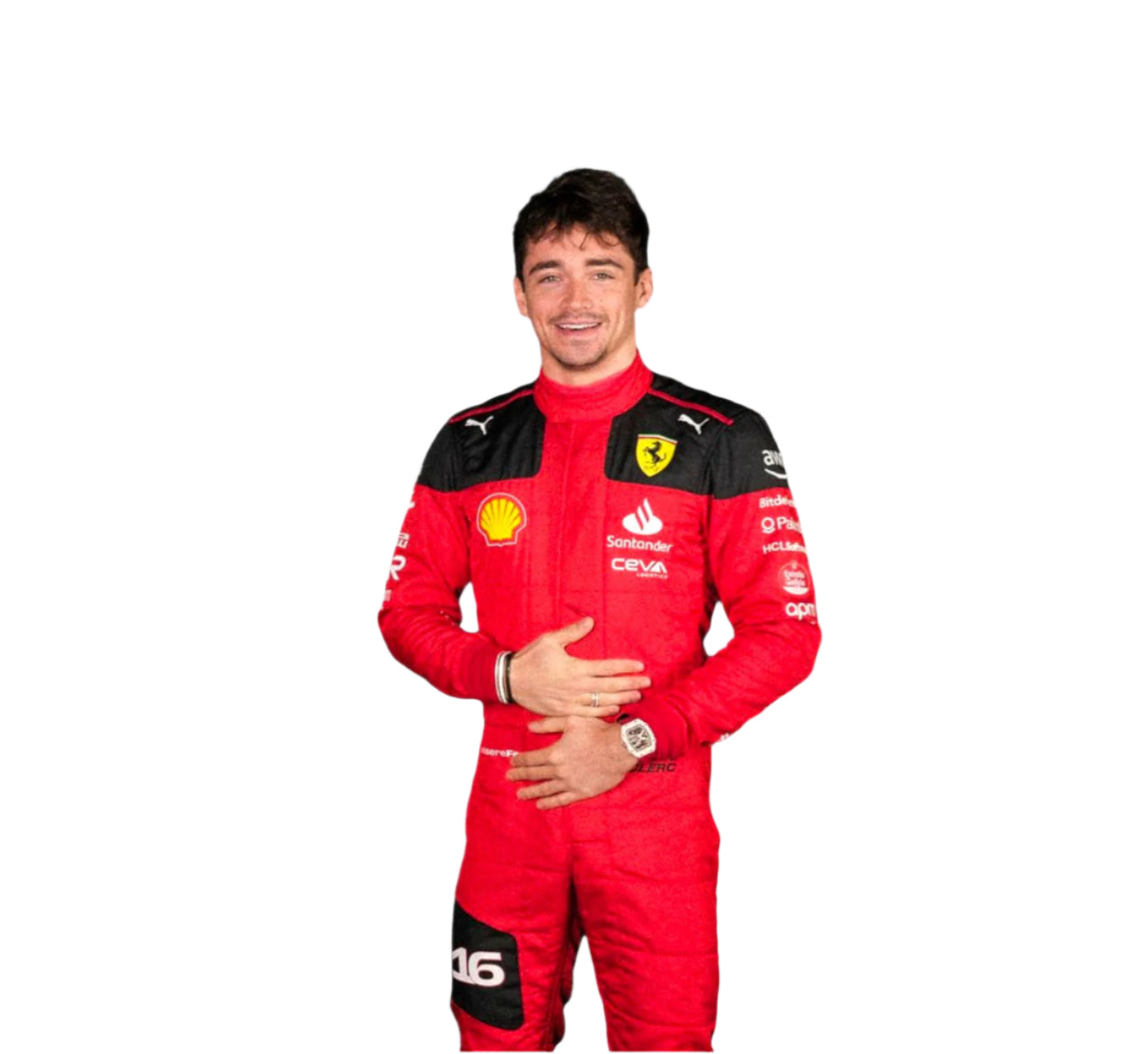2023 Charles Leclerc Ferrari F1 Race Suit