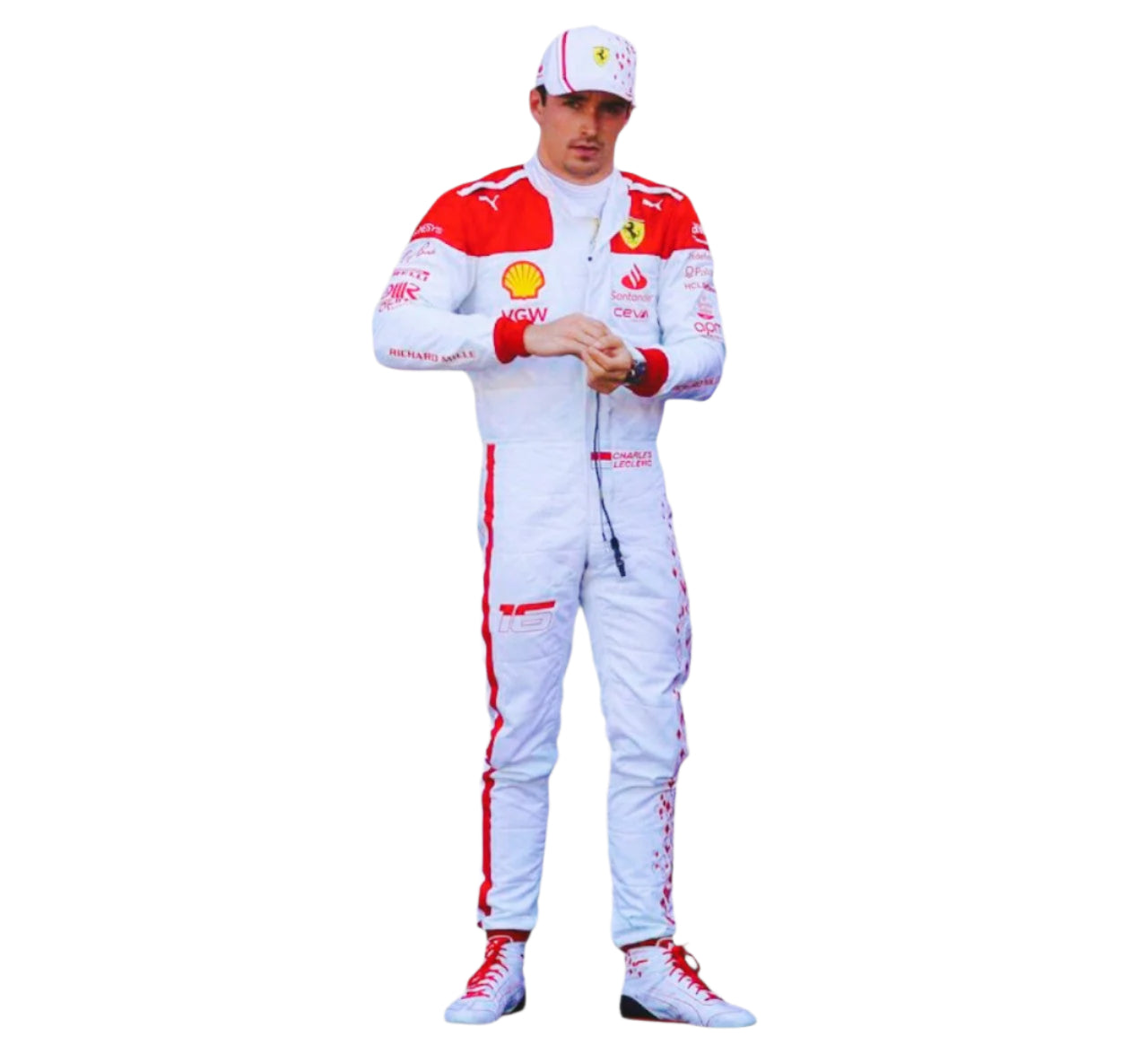Charles Leclerc 2023 Monaco Grand Prix Race Suit ferrari