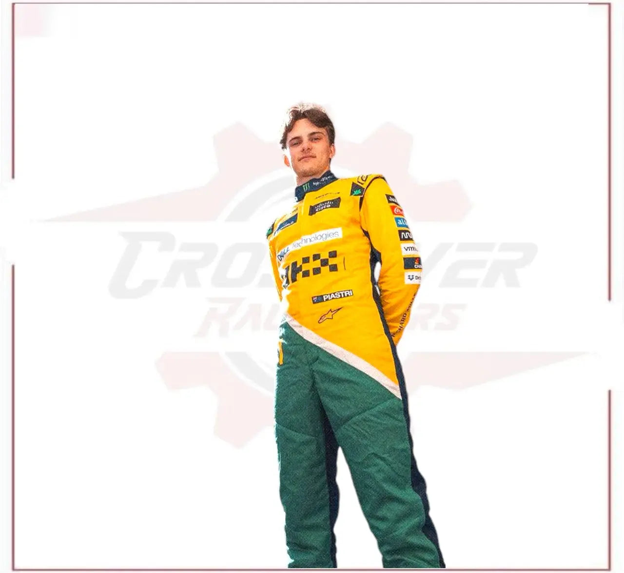 2024 New McLaren Oscar Piastri F1 Team Race Suit CROSSOVER RACEWEARS