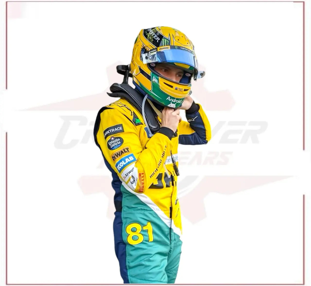 2024 New McLaren Oscar Piastri F1 Team Race Suit CROSSOVER RACEWEARS