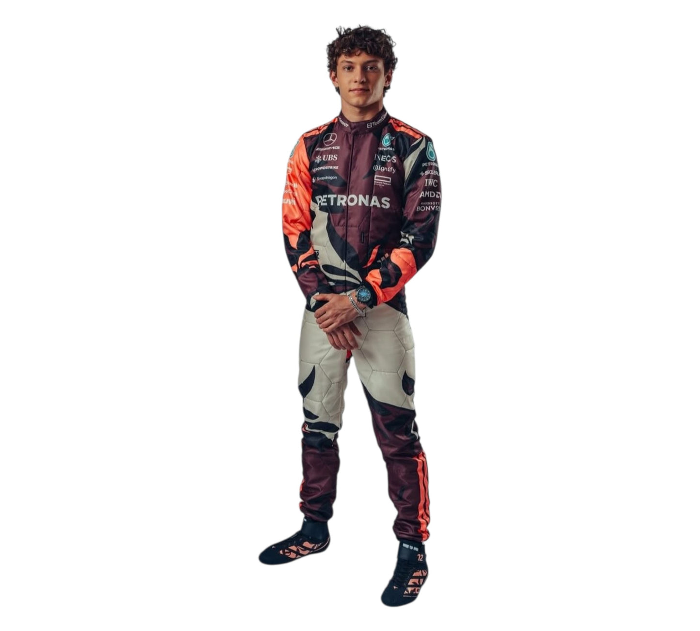 2025 MERCEDES ANDREA ANTONELLI KIMI F1 RACE SUIT REPLICA