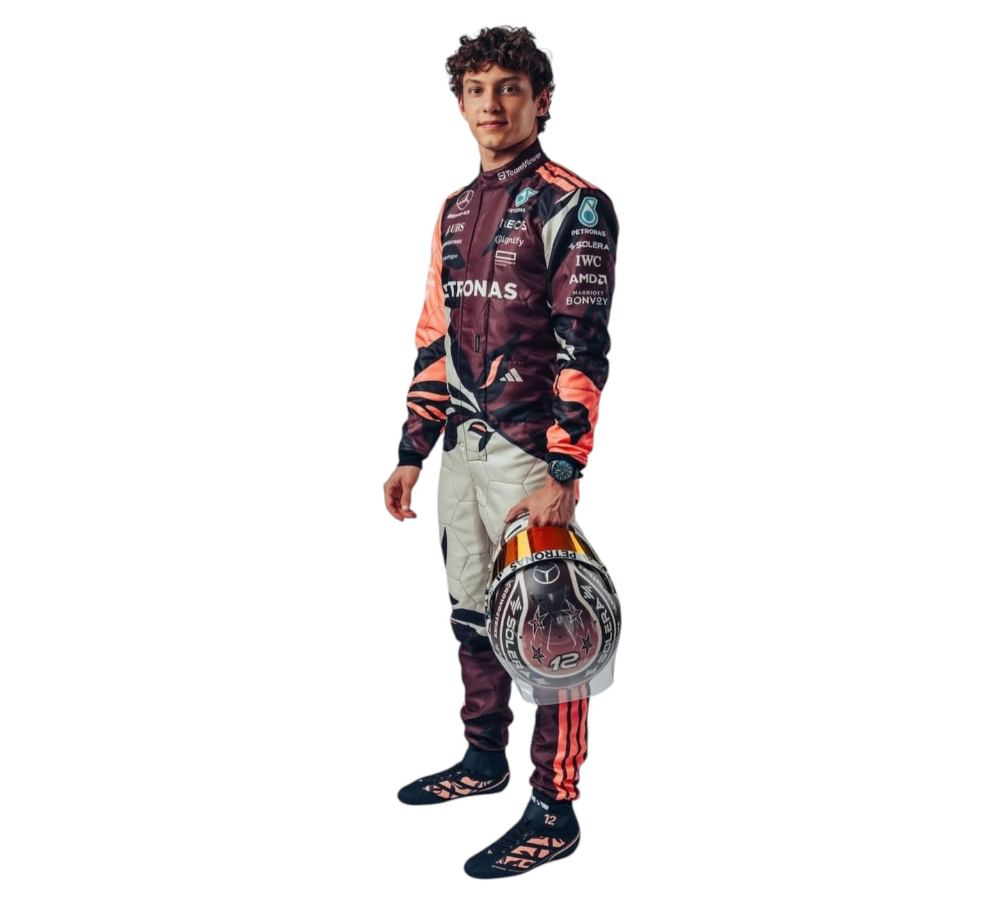 2025 MERCEDES ANDREA ANTONELLI KIMI F1 RACE SUIT REPLICA