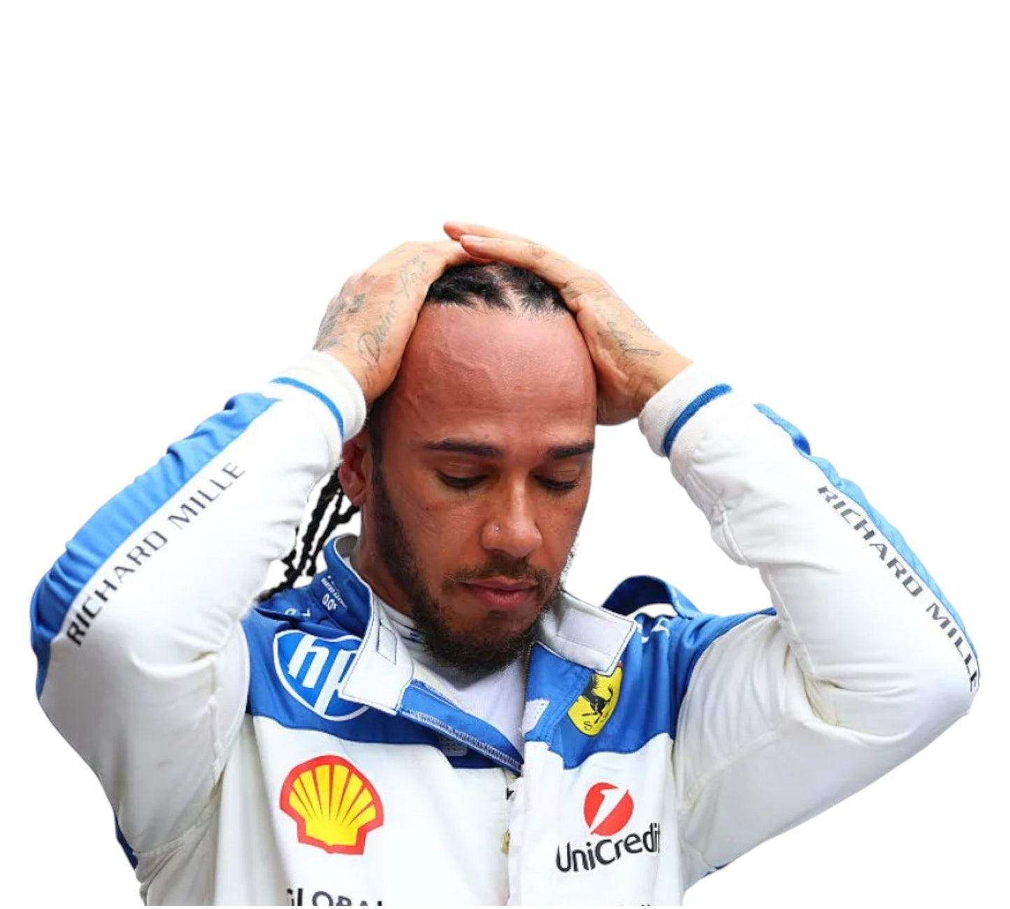 2025 Lewis Hamilton Ferrari Racing Race Suit