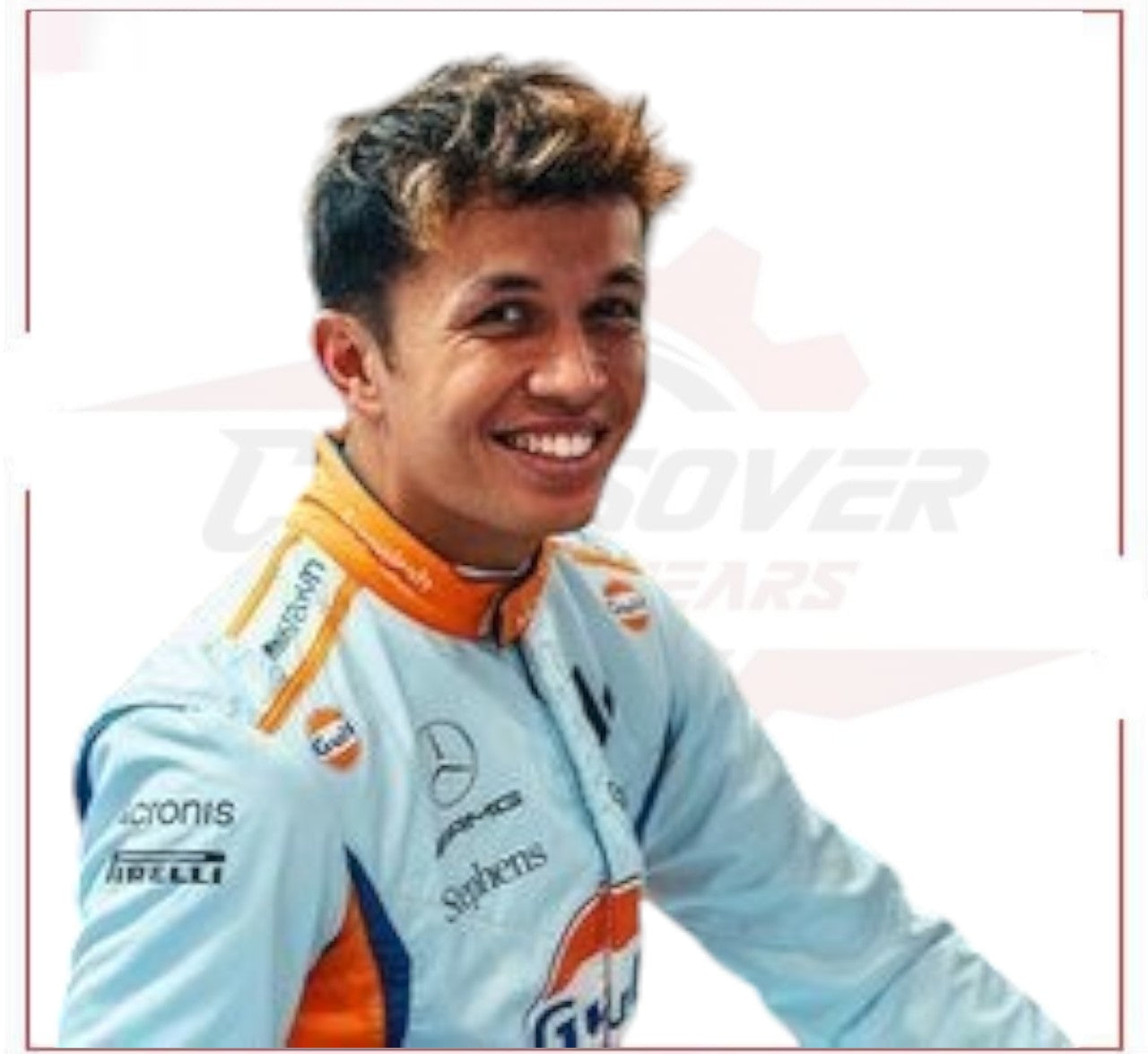 2023 New Alexander Albon Gulf F1 Race Suit Singapore GP