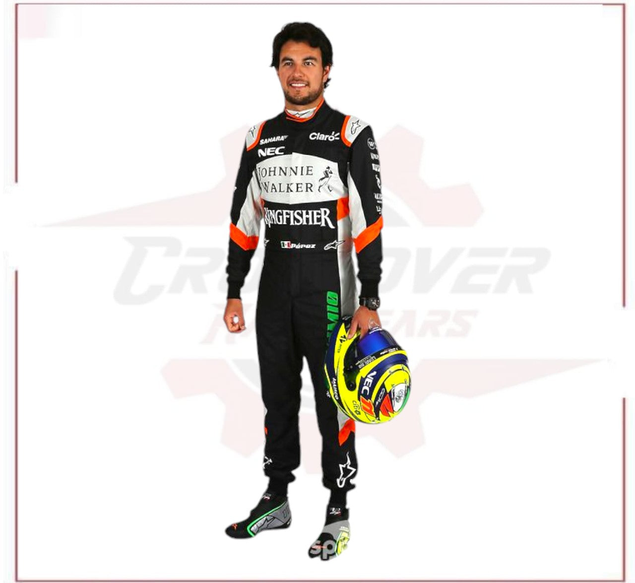 2017 Sergio Perez F1 Team Racing Suit - CROSSOVER RACEWEARS