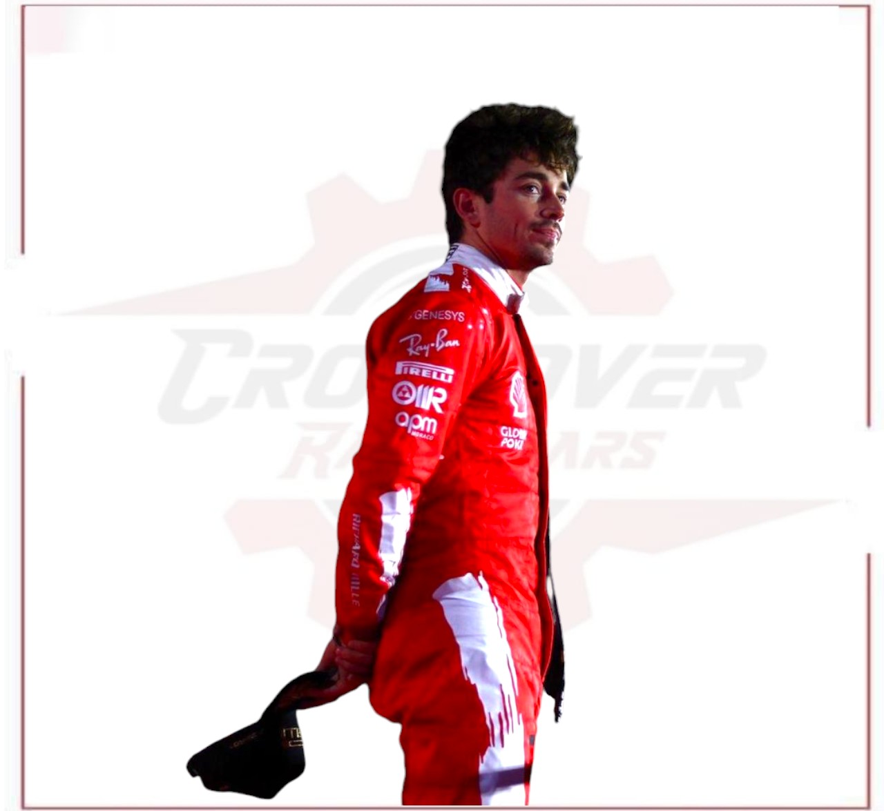 2023 New Las Vegas Charles Leclerc F1 Scuderia Ferrari Race Suit CROSSOVER RACEWEARS