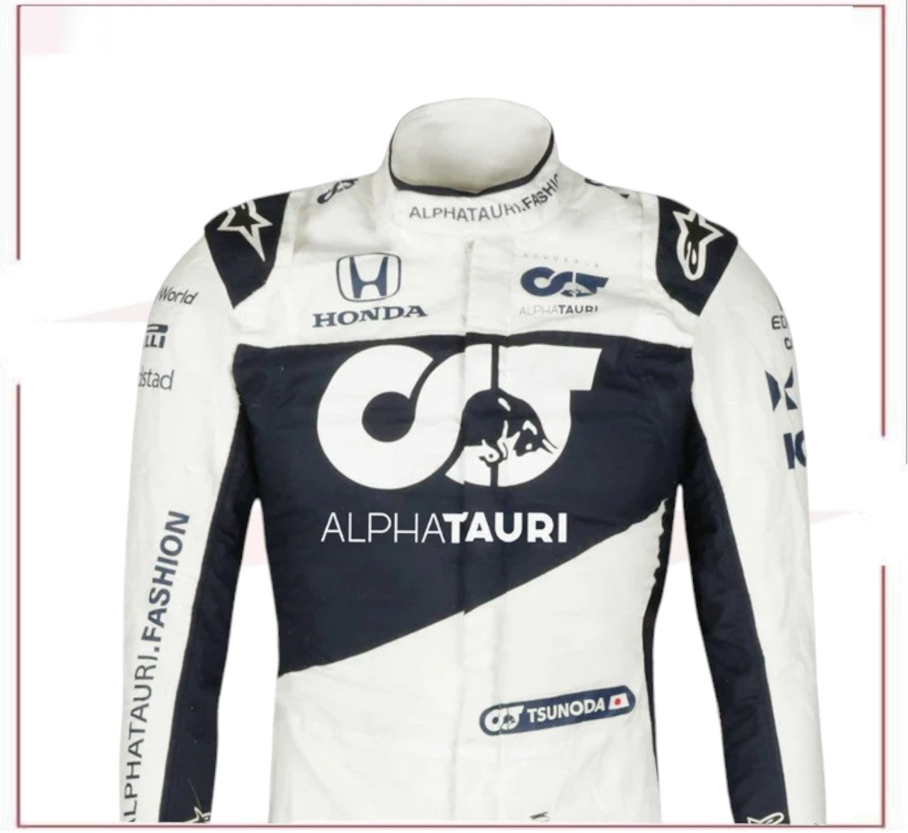2021 Yuki Tsunoda Rookie Season AlphaTauri F1 Race Suit