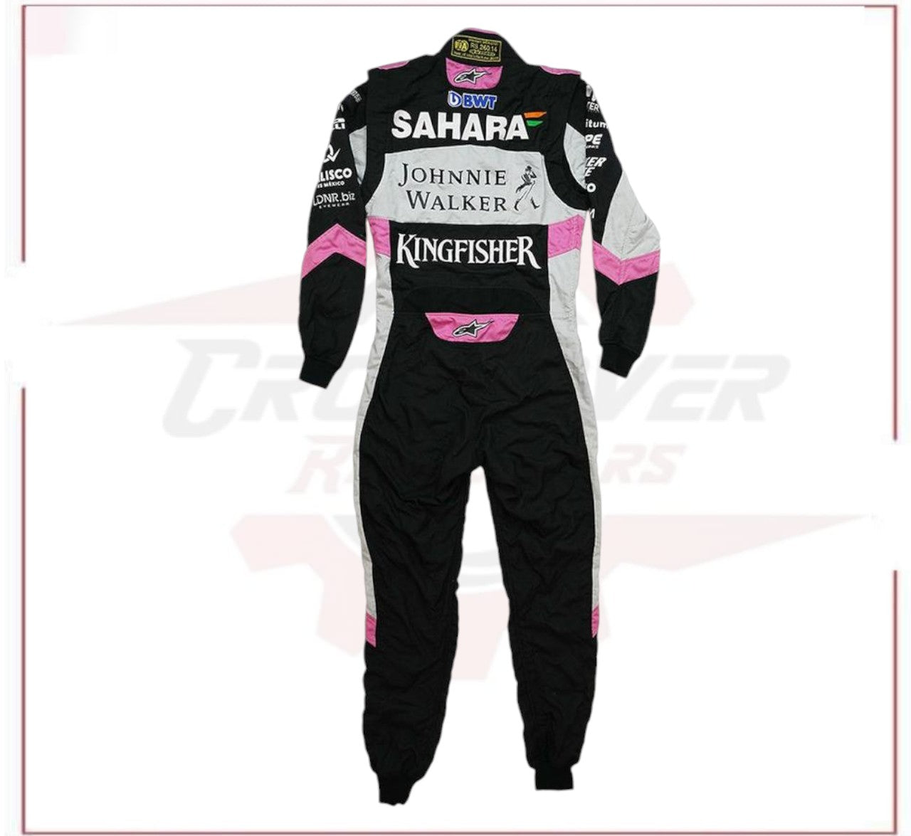 Sergio Pérez 2017 Sahara Force India F1 Team Race Suit - CROSSOVER RACEWEARS