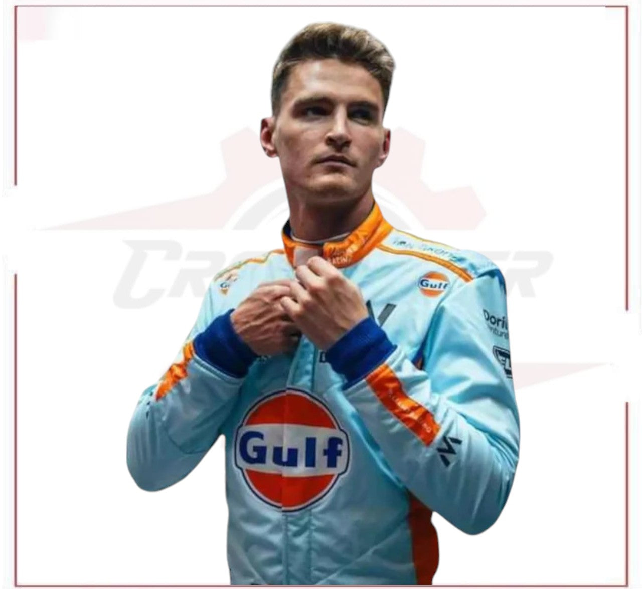 2023 Logan Sargeant Gulf F1 Race Suit Singapore GP