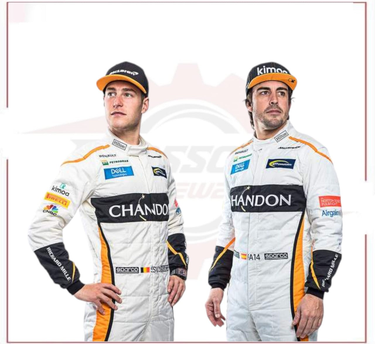 2018 Fernando Alonso McLaren F1 Race Suit CROSSOVER RACEWEARS