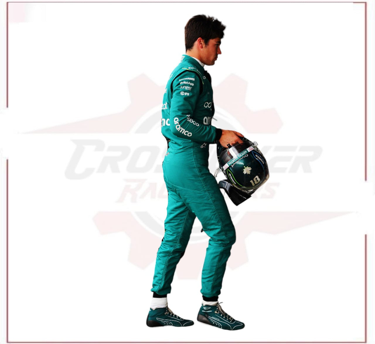 Lance Stroll 2022 Signed Race Suit - Italian GP CROSSOVER RACEWEARS