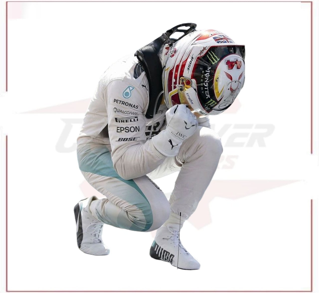 Lewis Hamilton 2016 Mercedes Benz F1 Race Suit CROSSOVER RACEWEARS