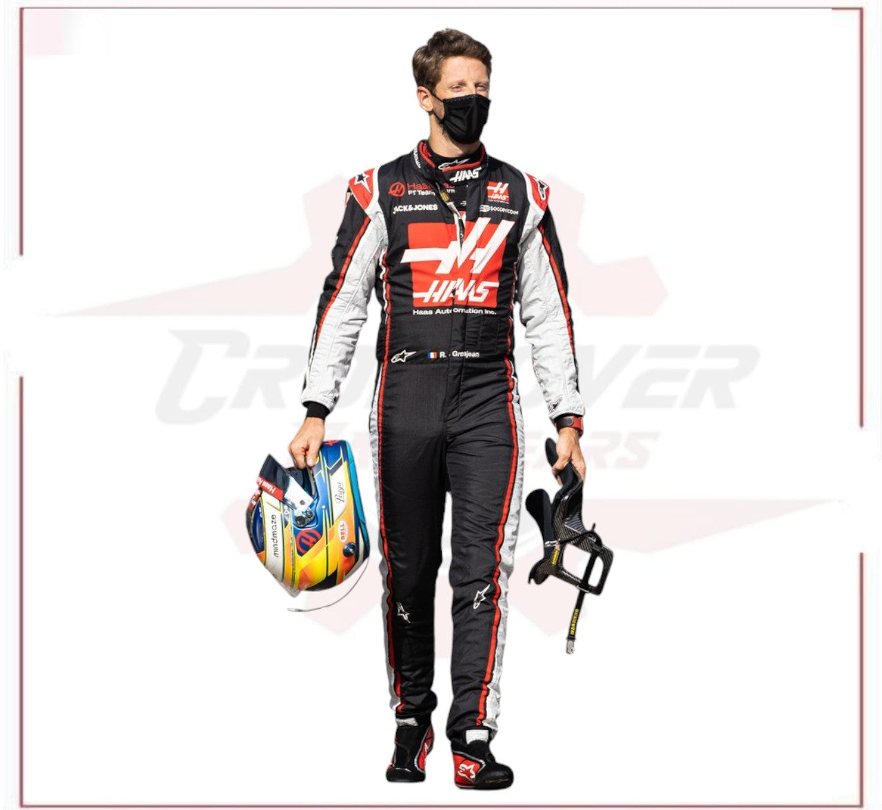 2020 Romain Grosjean Haas Team F1 Race Suit