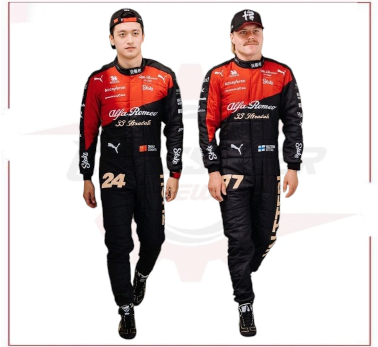 New 2023 VALTTERI BOTTAS ALFA ROMEO F1 RACE SUIT - ITALIAN GP