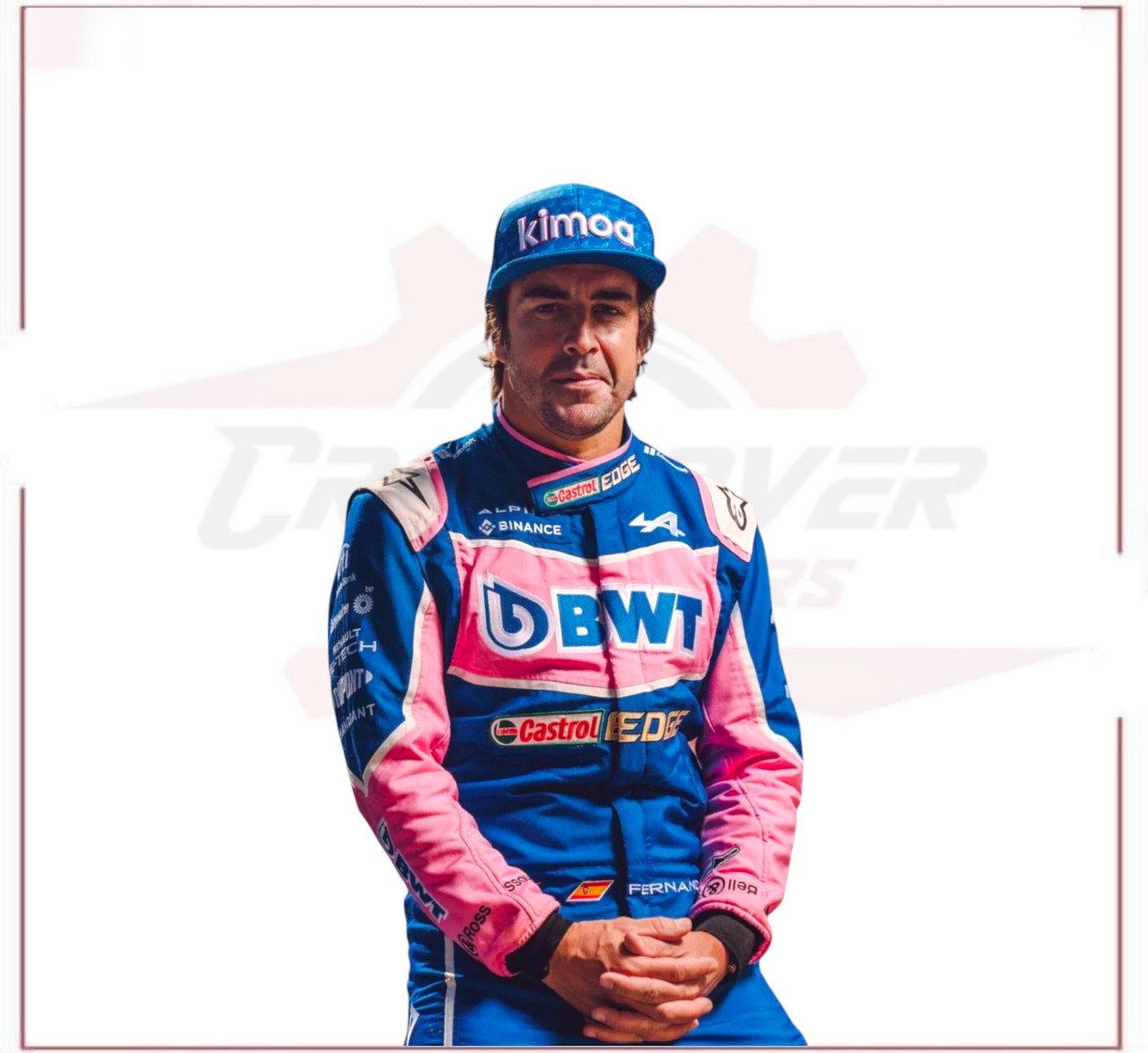 2022 FERNANDO ALONSO ALPHINE F1 RACE SUIT CROSSOVER RACEWEARS