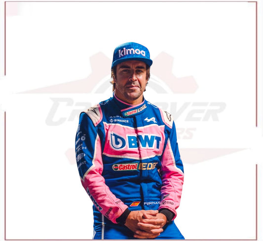 2022 FERNANDO ALONSO ALPHINE F1 RACE SUIT CROSSOVER RACEWEARS