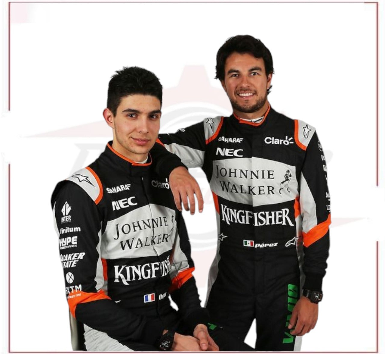 Esteban Ocon, Sahara Force India F1 Team Race Suit CROSSOVER RACEWEARS