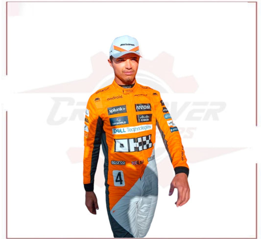2023 Lando Norris McLaren F1 Team Race Suit - Spanish GP CROSSOVER RACEWEARS