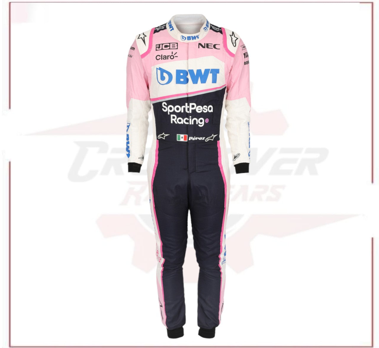 Sergio Pérez 2019 F1 Racing Team Race Suit - CROSSOVER RACEWEARS