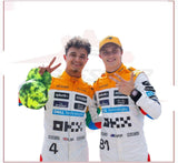 NEW MCLAREN SILVERSTONE OSCAR PIASTRI 2023 F1 TEAM RACE SUIT CROSSOVER RACEWEARS