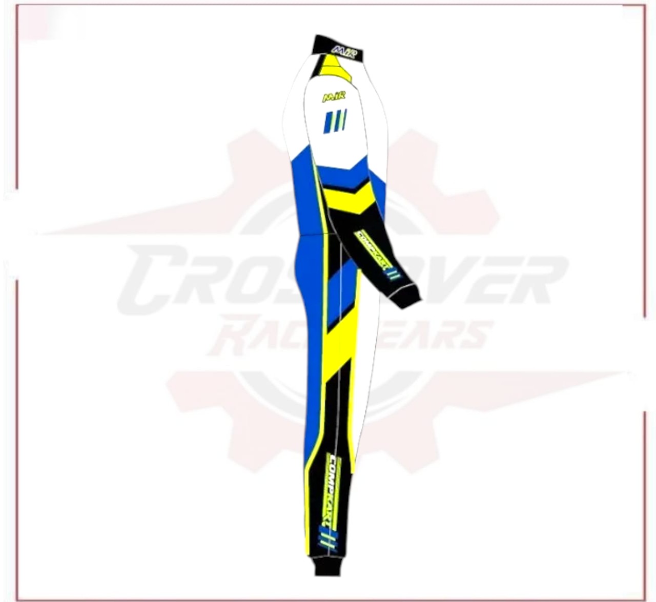 2022 MIR Compkart Karting Race Suit CROSSOVER RACEWEARS