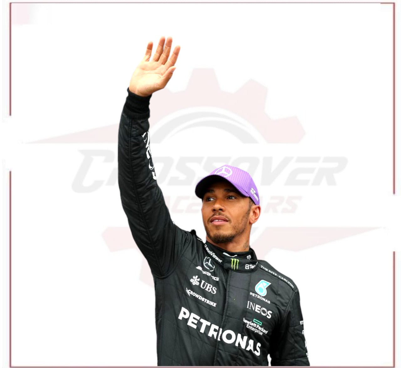 2023 Lewis Hamilton Mercedes AMG F1 Race Suit CROSSOVER RACEWEARS