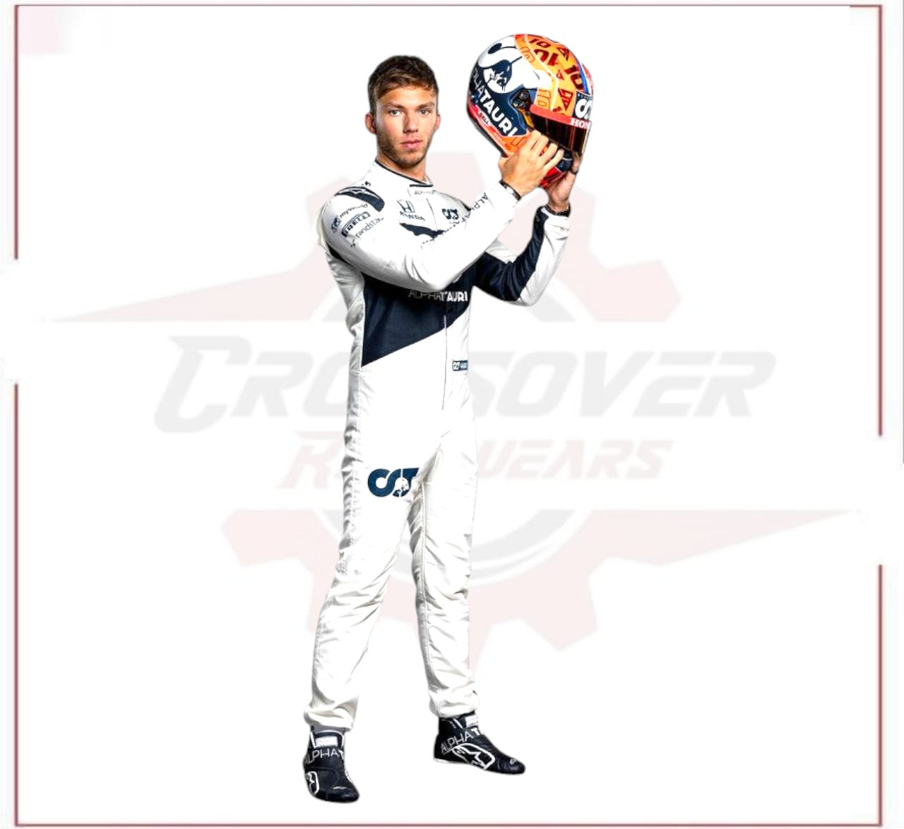 2021 AlphaTauri Pierre Gasly F1 Team Race Suit CROSSOVER RACEWEARS