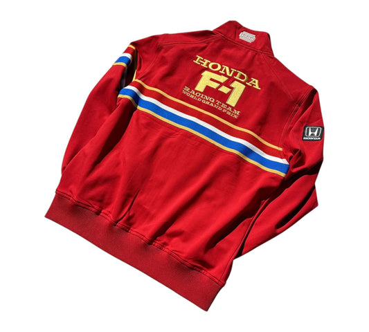 1986 Honda F1 Race Team Zipper Jackets Red
