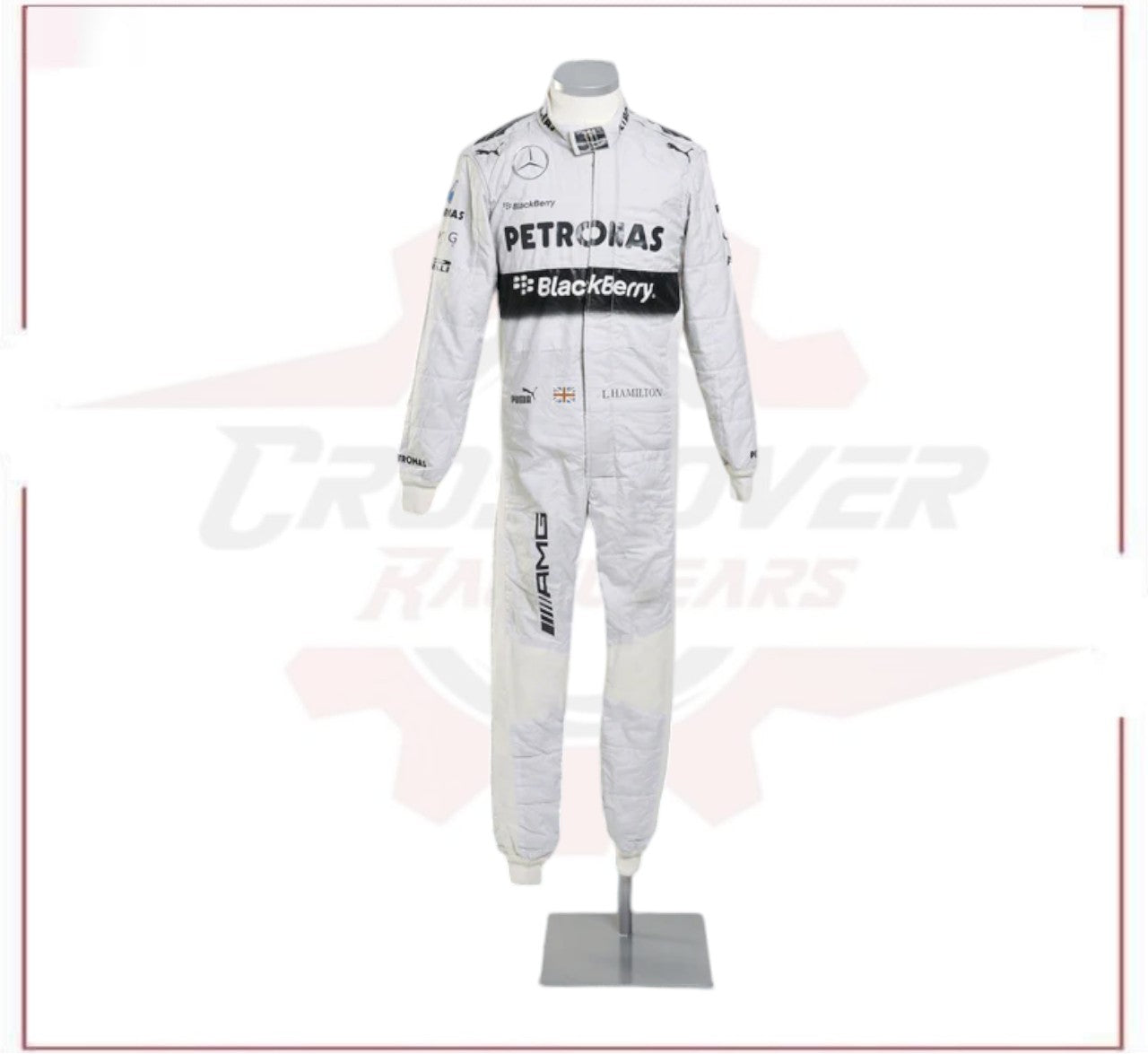 2014 Lewis Hamilton PETRONAS Mercedes F1 Race Suit CROSSOVER RACEWEARS