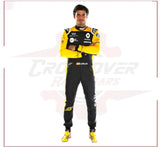 New Carlos Sainz jr Renault 2018 F1 Racing Suit - CROSSOVER RACEWEARS