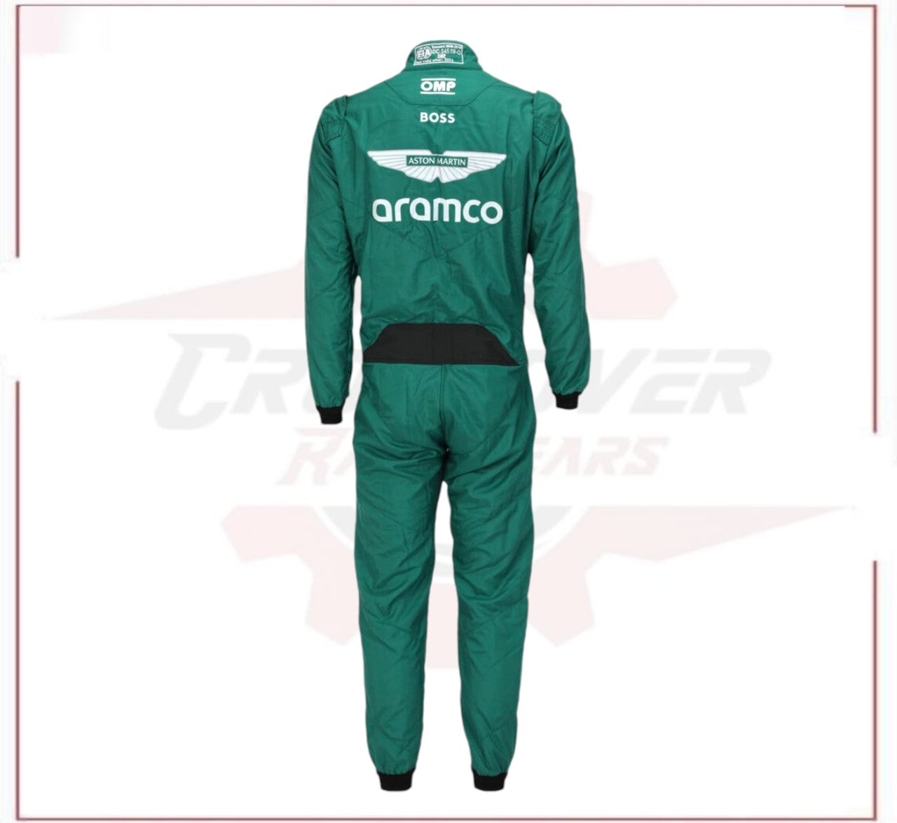 2024 Fernando Alonso Aston Martin F1 Team Race Suit CROSSOVER RACEWEARS