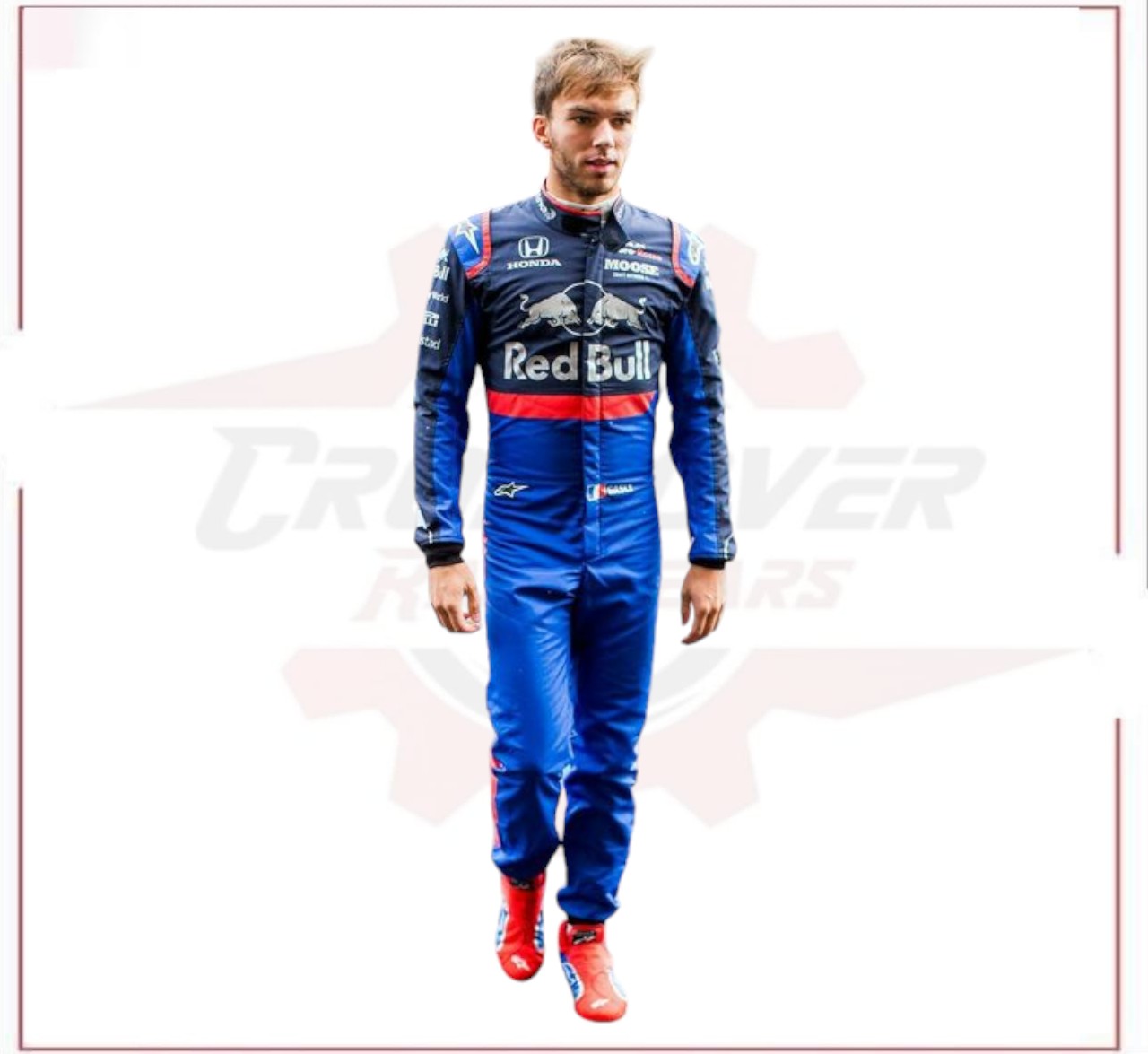 2018 Pierre Gasly Red bull F1 Team Race Suit CROSSOVER RACEWEARS