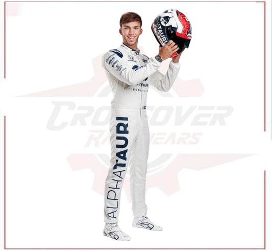 2020 Pierre Gasly Alpha Tauri F1 Race Suit - Abu Dhabi GP CROSSOVER RACEWEARS