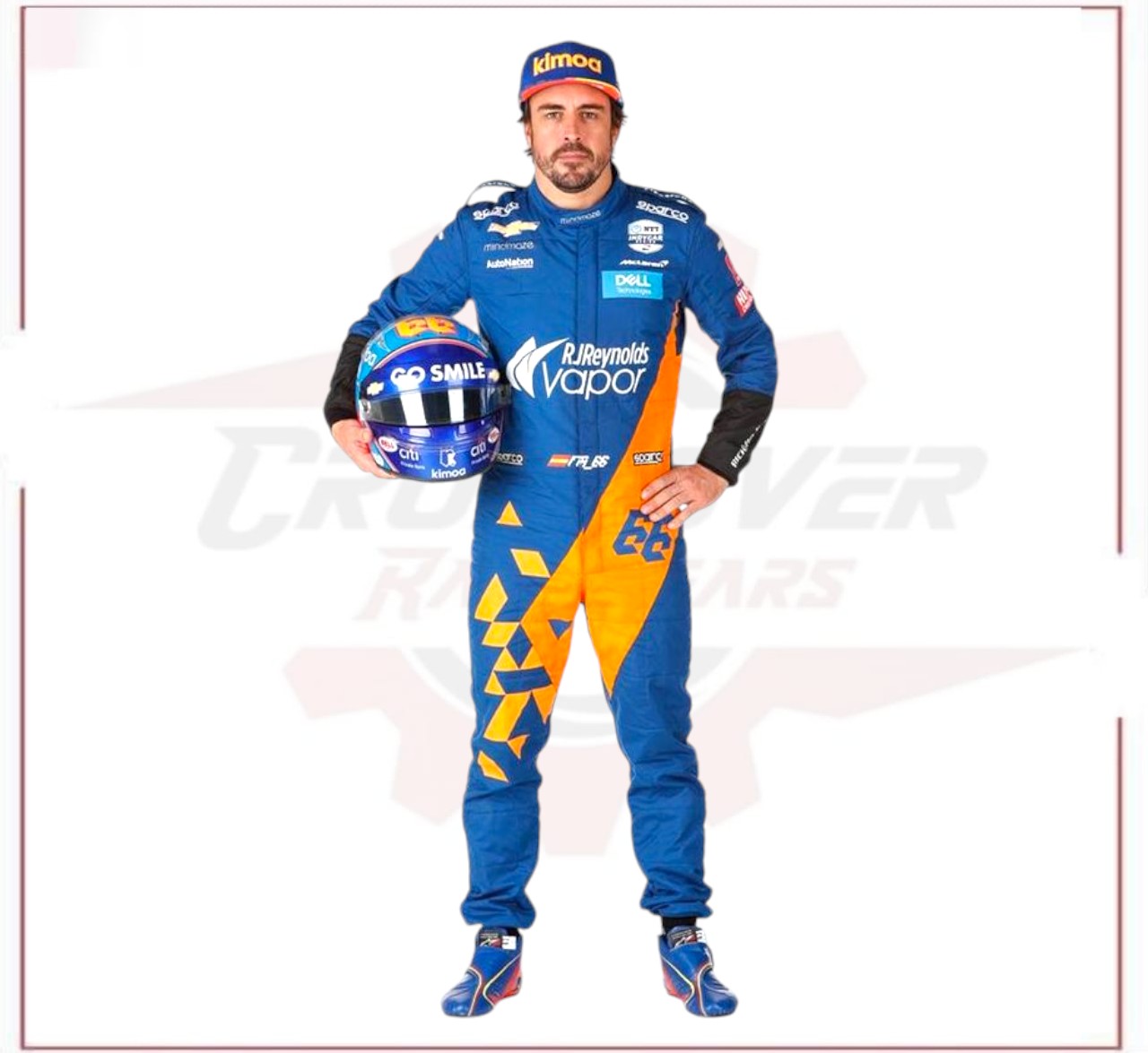 2019 Fernando Alonso McLaren F1 Racing Suit CROSSOVER RACEWEARS