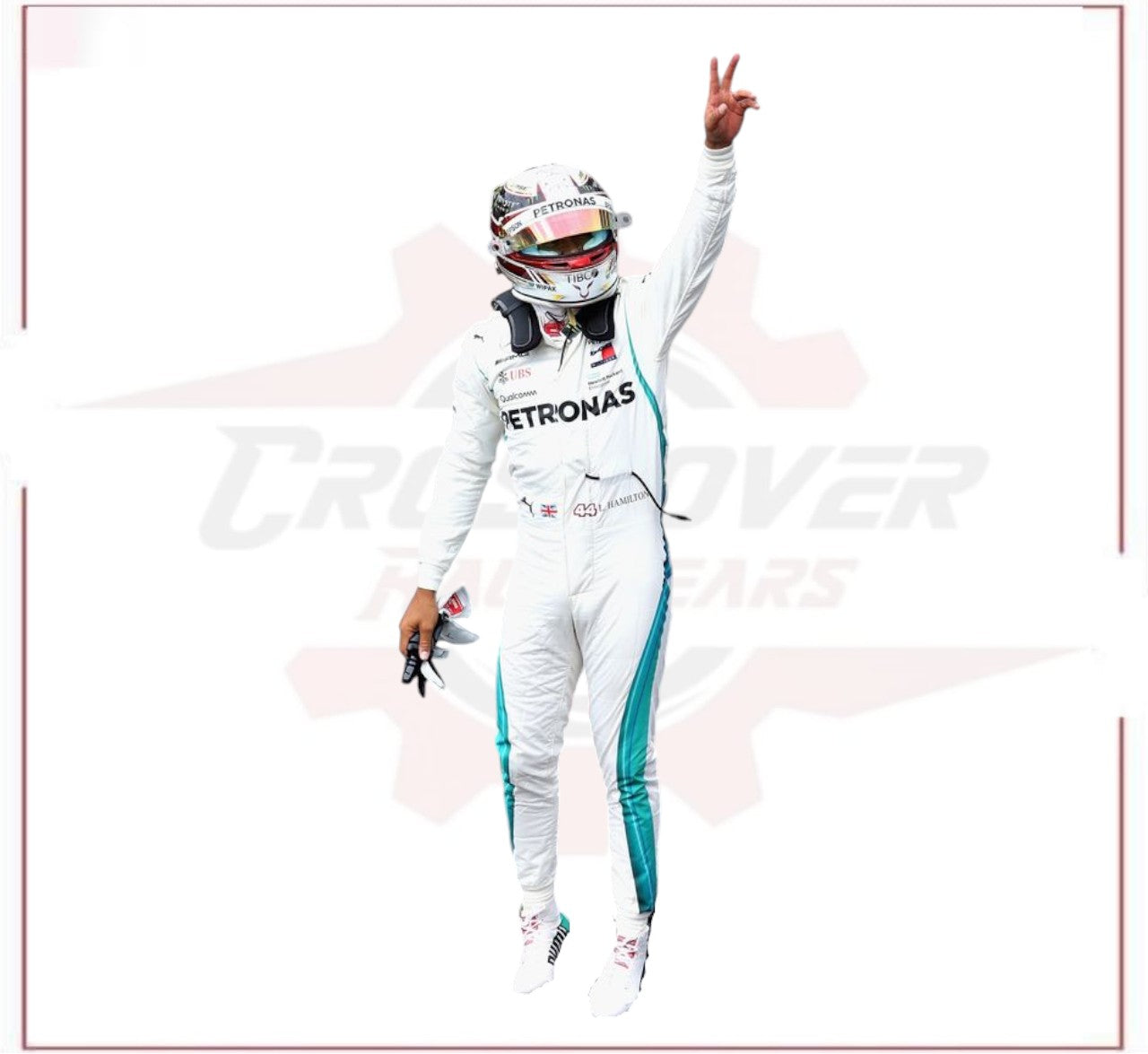 2018 LEWIS HAMILTON MERCEDES AMG F1 RACE SUIT CROSSOVER RACEWEARS