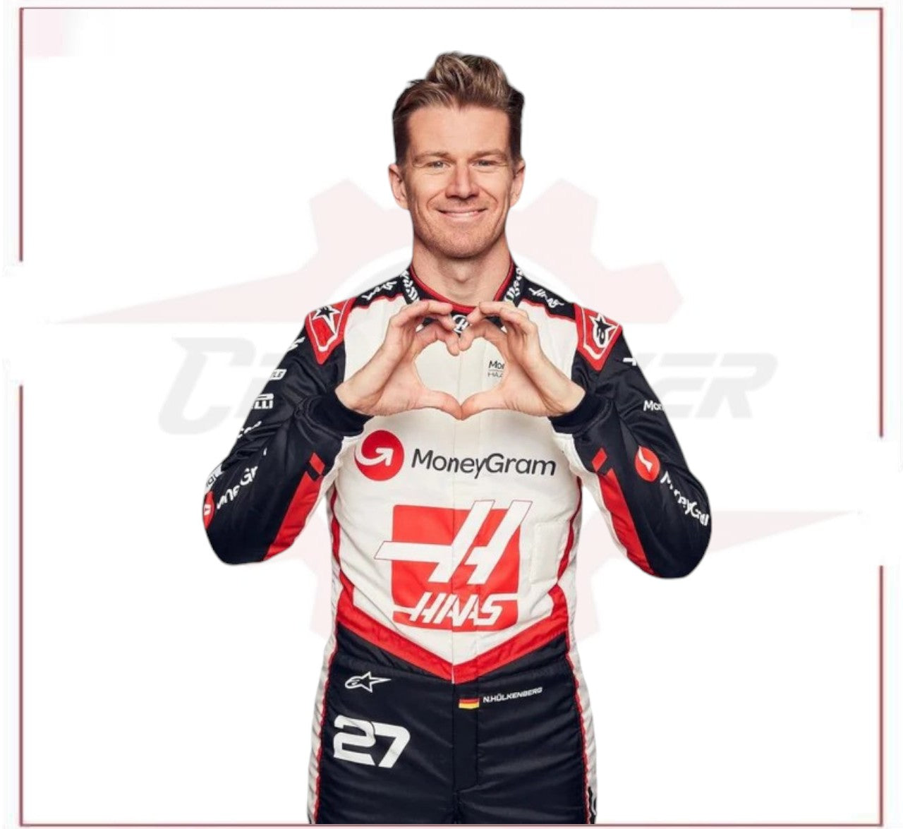 New 2024 Nico Hülkenberg Haas F1 Team Race Suit