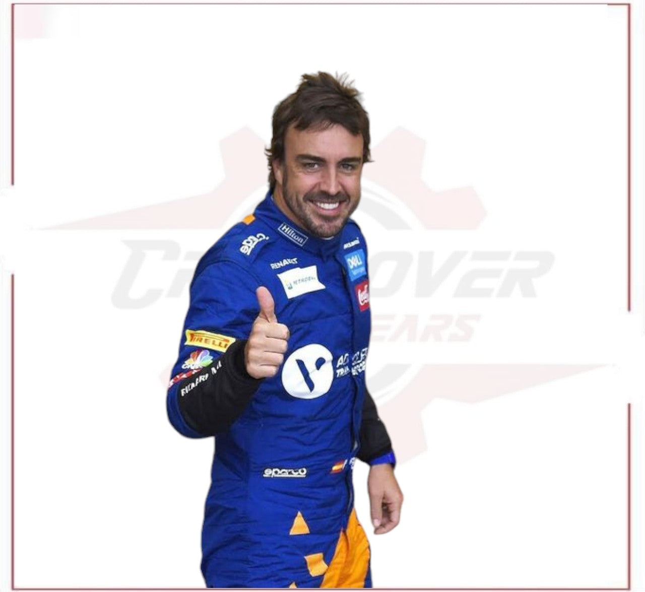 2019 Fernando Alonso McLaren F1 Race Suit CROSSOVER RACEWEARS