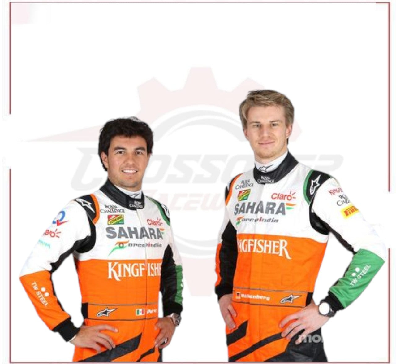 Sergio Pérez 2014 F1 Team Race Suit Sahara Force India - CROSSOVER RACEWEARS