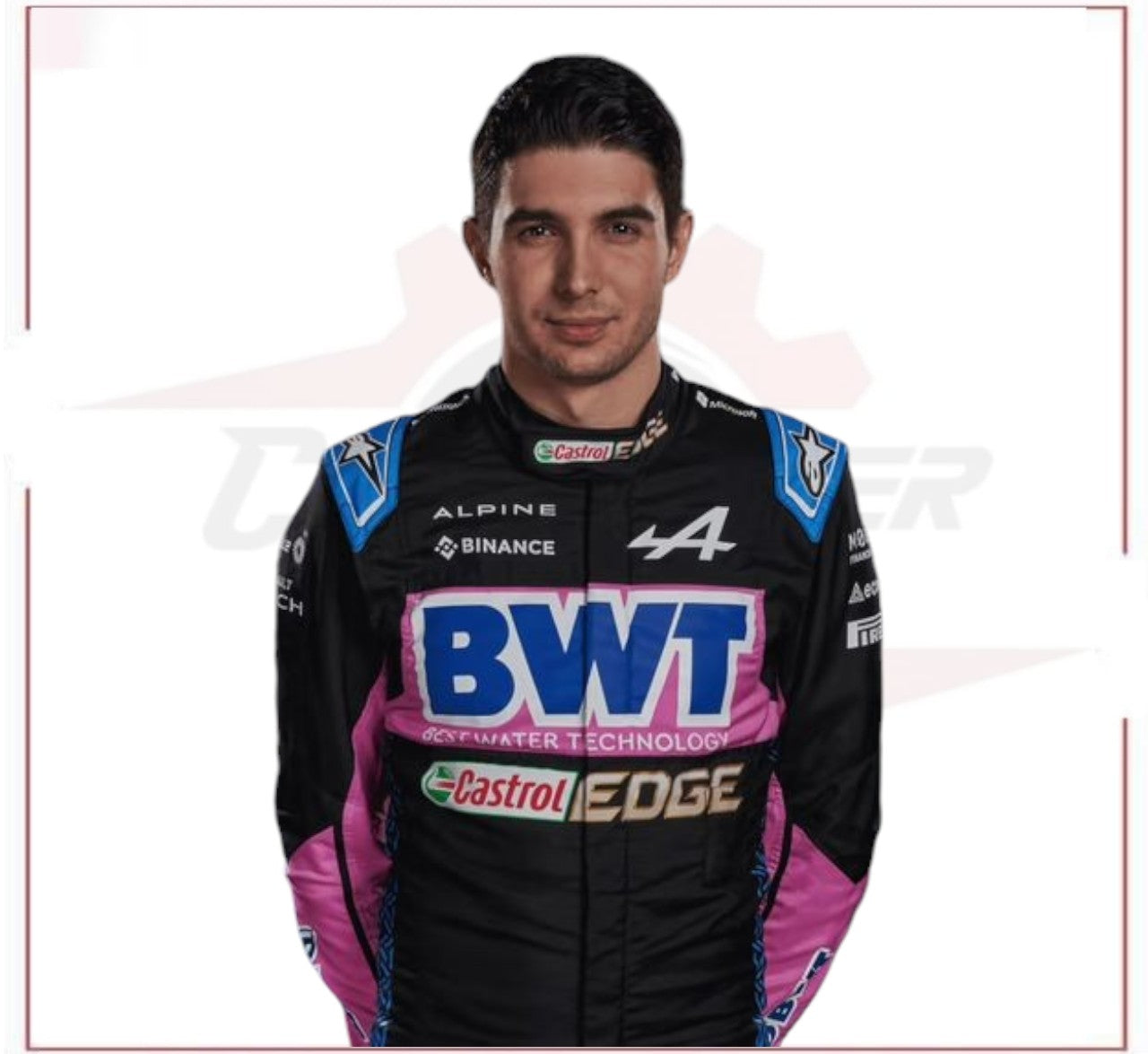 2024 BWT Esteban Ocon Alpine F1 Team Race Suit CROSSOVER RACEWEARS