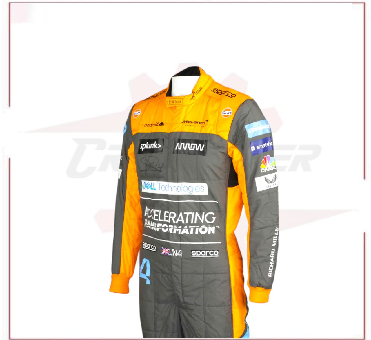2022 Lando Norris McLaren F1 Race Suit CROSSOVER RACEWEARS