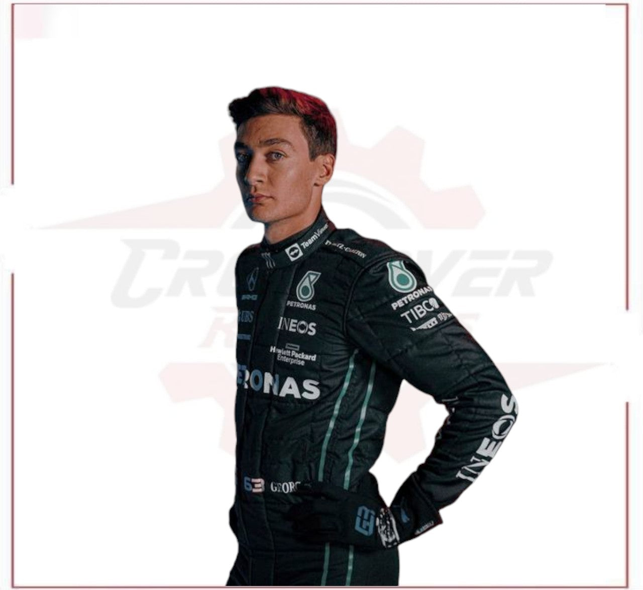 2022 George Russell Mercedes AMG F1 Race Suit CROSSOVER RACEWEARS