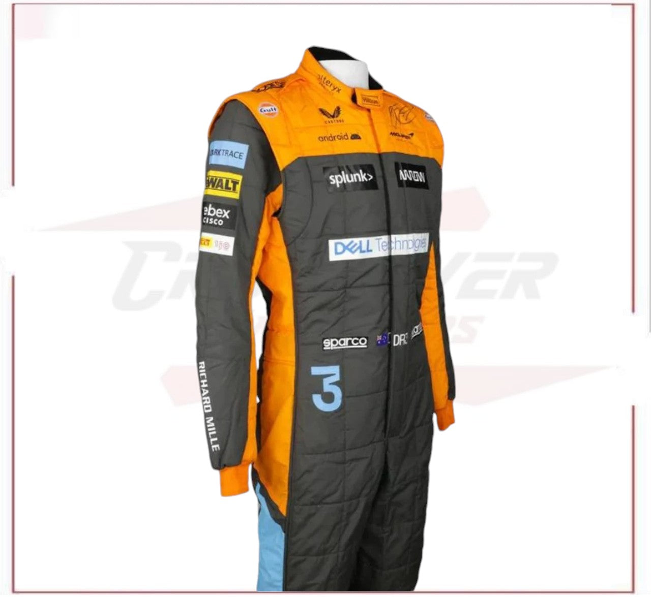 2022 Daniel Ricciardo McLaren Replica F1 Race Suit