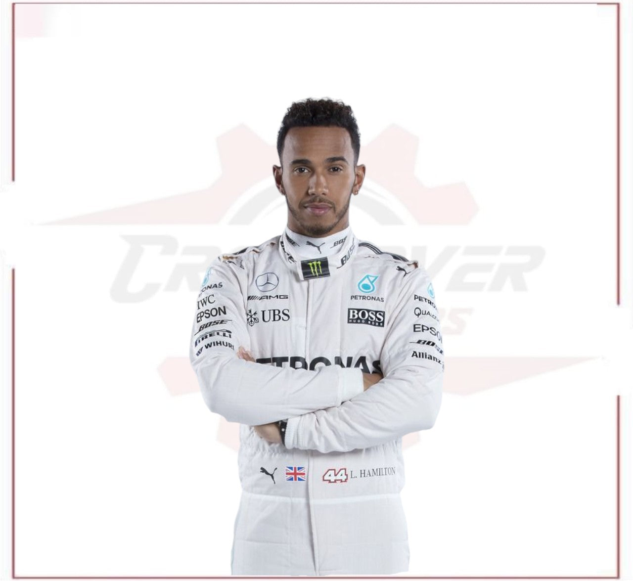 2017 Lewis Hamilton Mercedes-Benz F1 Racing Suit CROSSOVER RACEWEARS