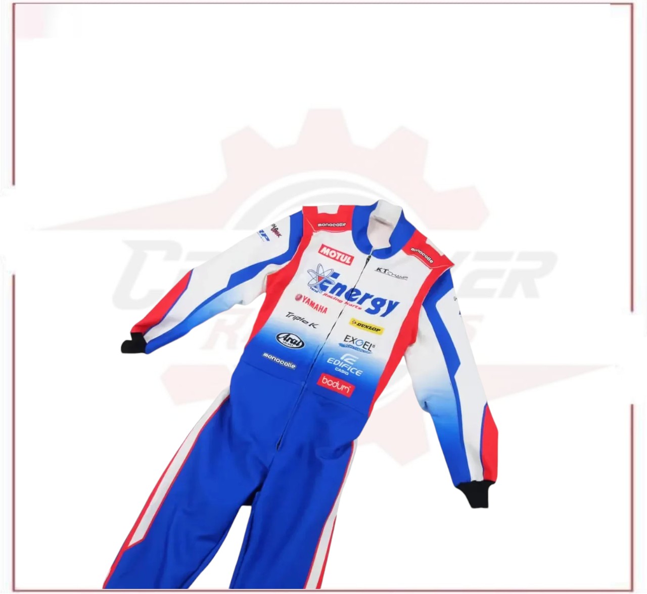 Marina Unik KT Champ Energy Kart Racing Suits CROSSOVER RACEWEARS