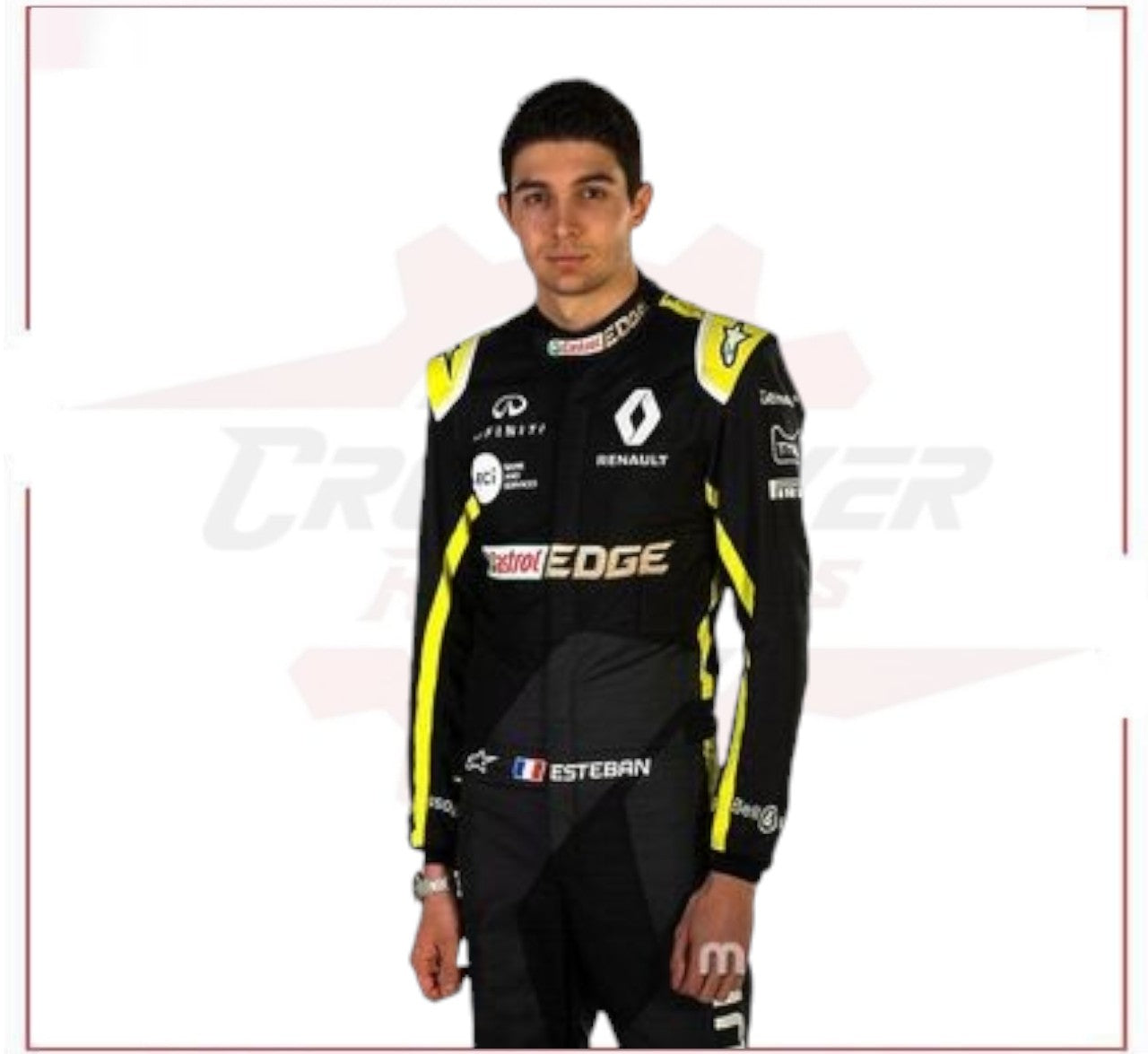 2020 Esteban Ocon Renault F1 Race Suit CROSSOVER RACEWEARS