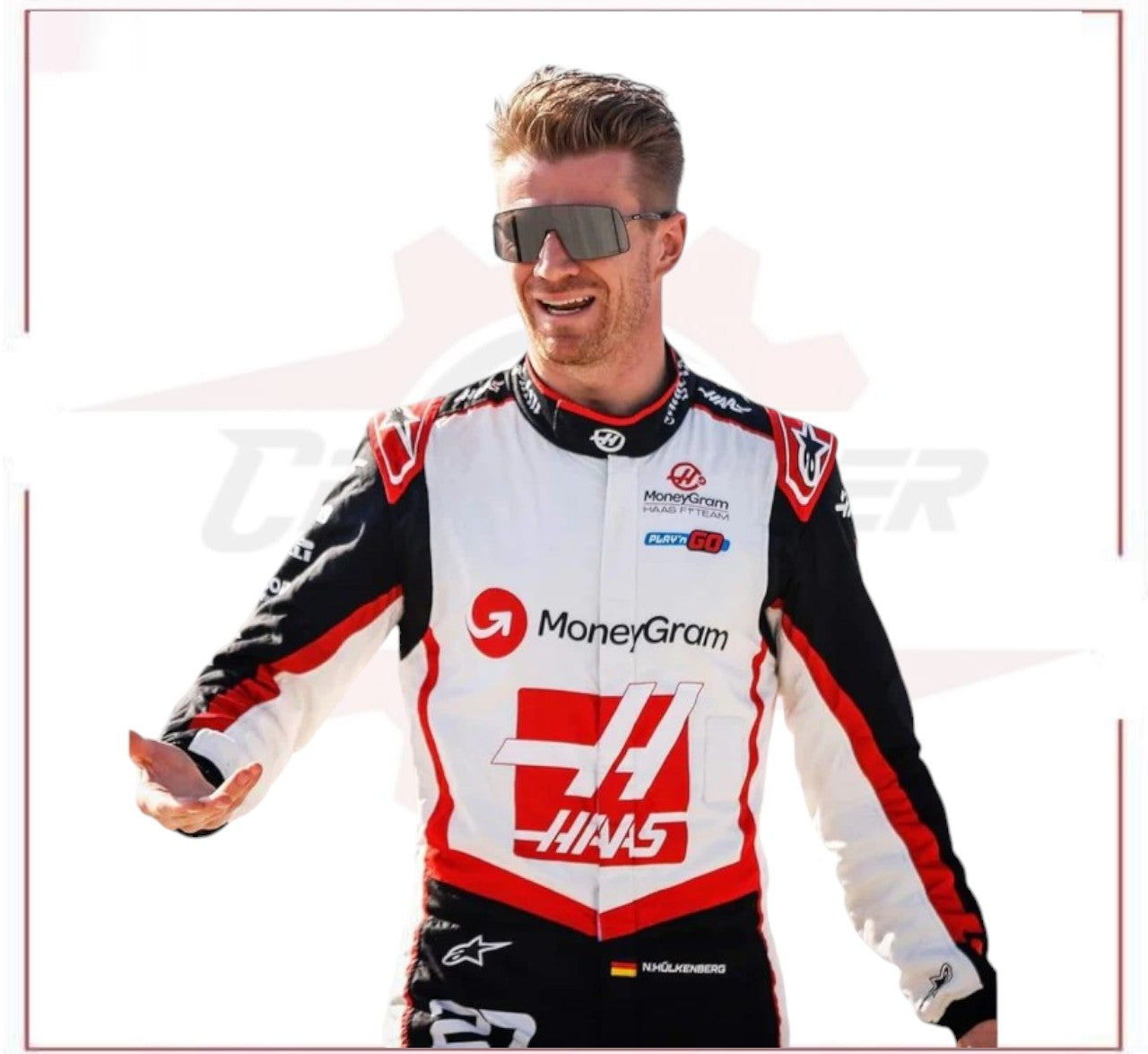 New 2024 Nico Hülkenberg Haas F1 Team Race Suit